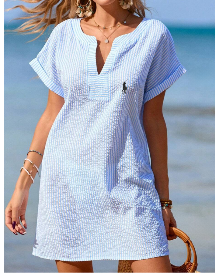 Essential Tunic Dress by Ꮢ. Ꮮаᴜгеn + Riviera Bag by Ꮢ. Ꮮаᴜгеn