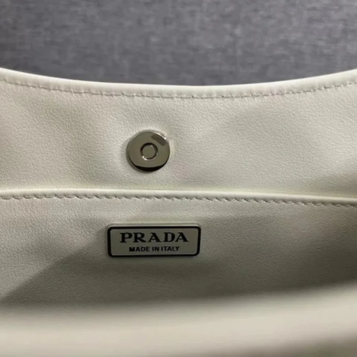 PRADA CLEO SHOULDER BAG IN BRUSHED LEATHER